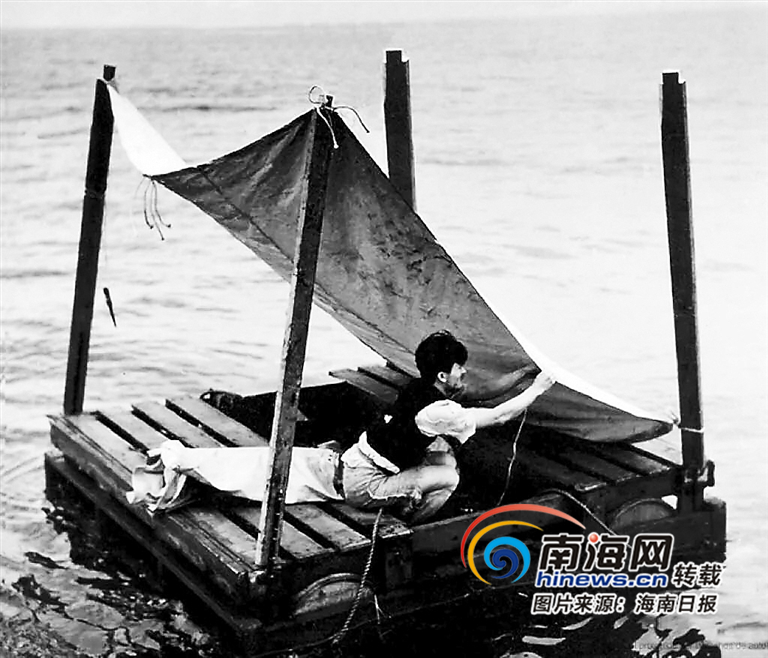 1943年潘廉漂流133天奇迹生还 海南“鲁滨逊”怒海