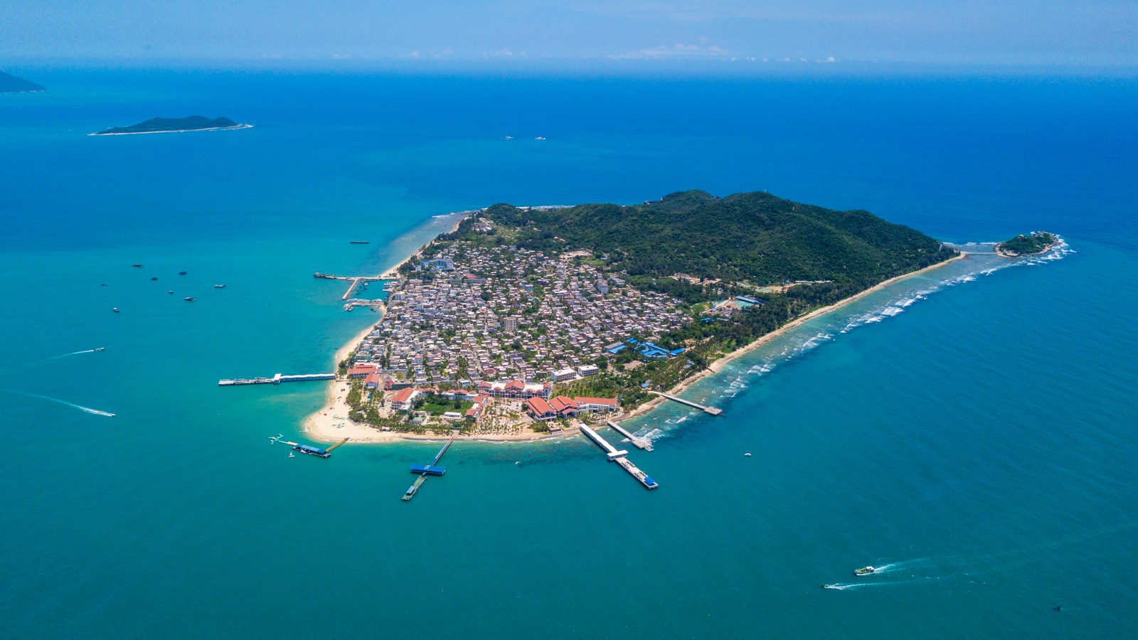 海洋天堂 蓝天 海岛 风景大片壁纸(风景静态壁纸) - 静态壁纸下载 - 元气壁纸