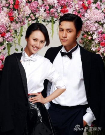 陈坤袁泉另类海报打造大老婆小丈夫主题(组图)