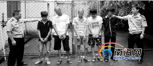 参与作案的5名少年被警方抓获,另外两名在逃