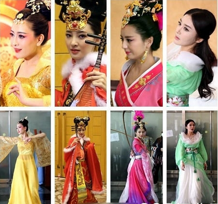 春晚四大美女造型曝光 星光熠熠美艳惊人