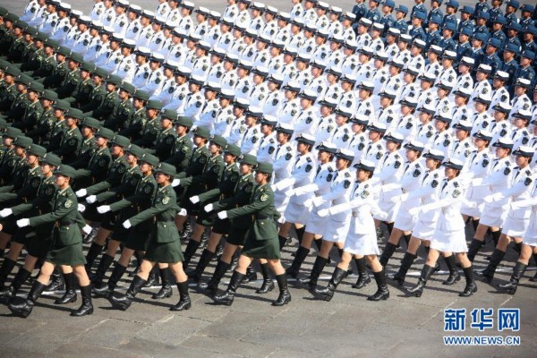 盘点新中国军人风貌:阅兵场上展英姿(组图)
