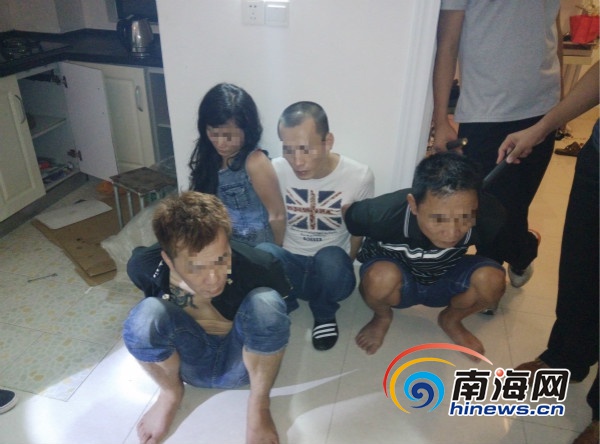 海口打掉武装贩毒团伙缴获仿真手枪 4人落网2人是情侣