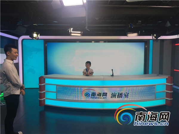 南海网小主播培训班海口开课小学员体验首次“上镜”乐趣