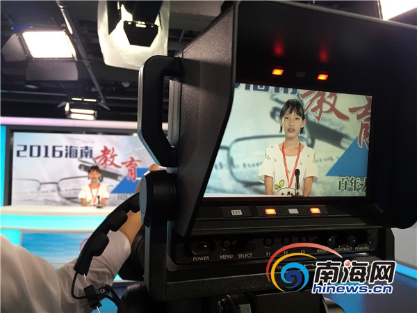 南海网小主播培训班海口开课小学员体验首次“上镜”乐趣