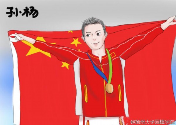女生创作奥运冠军漫画走红