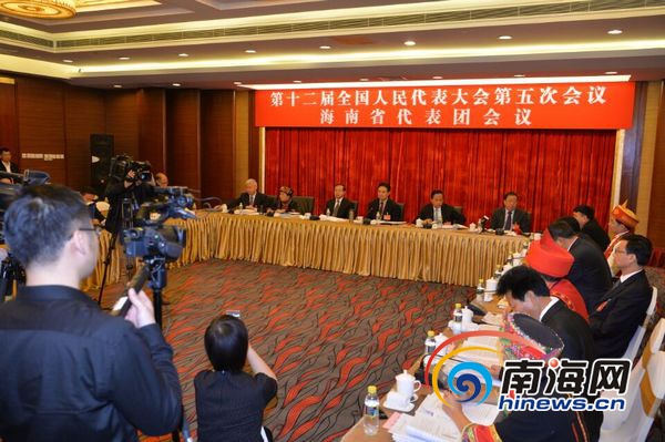 海南代表团举行开放日活动