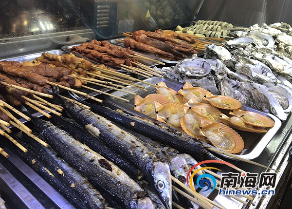 海大南门特色夜市美食抢先看（图）